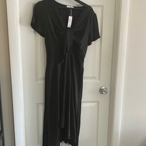 Baltic Born Classic Black Midi Dress